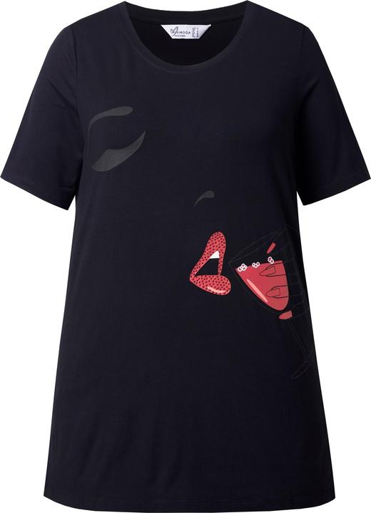 Produktbild Miamoda T-Shirt, A-Linie, Frauen-Motiv, Glitzersteinchen (46)