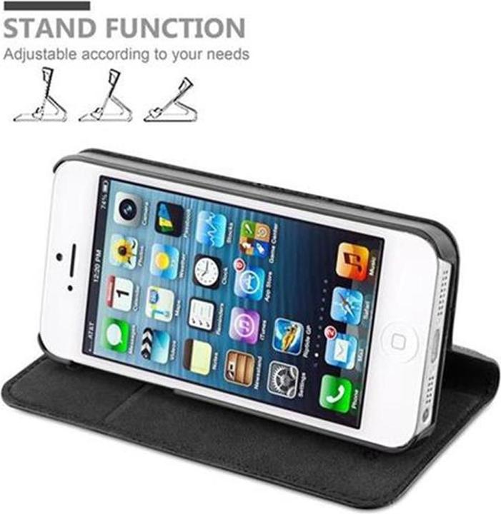 Actual product image Cadorabo Book Invisible Magnet Cover (Apple iPhone 5)