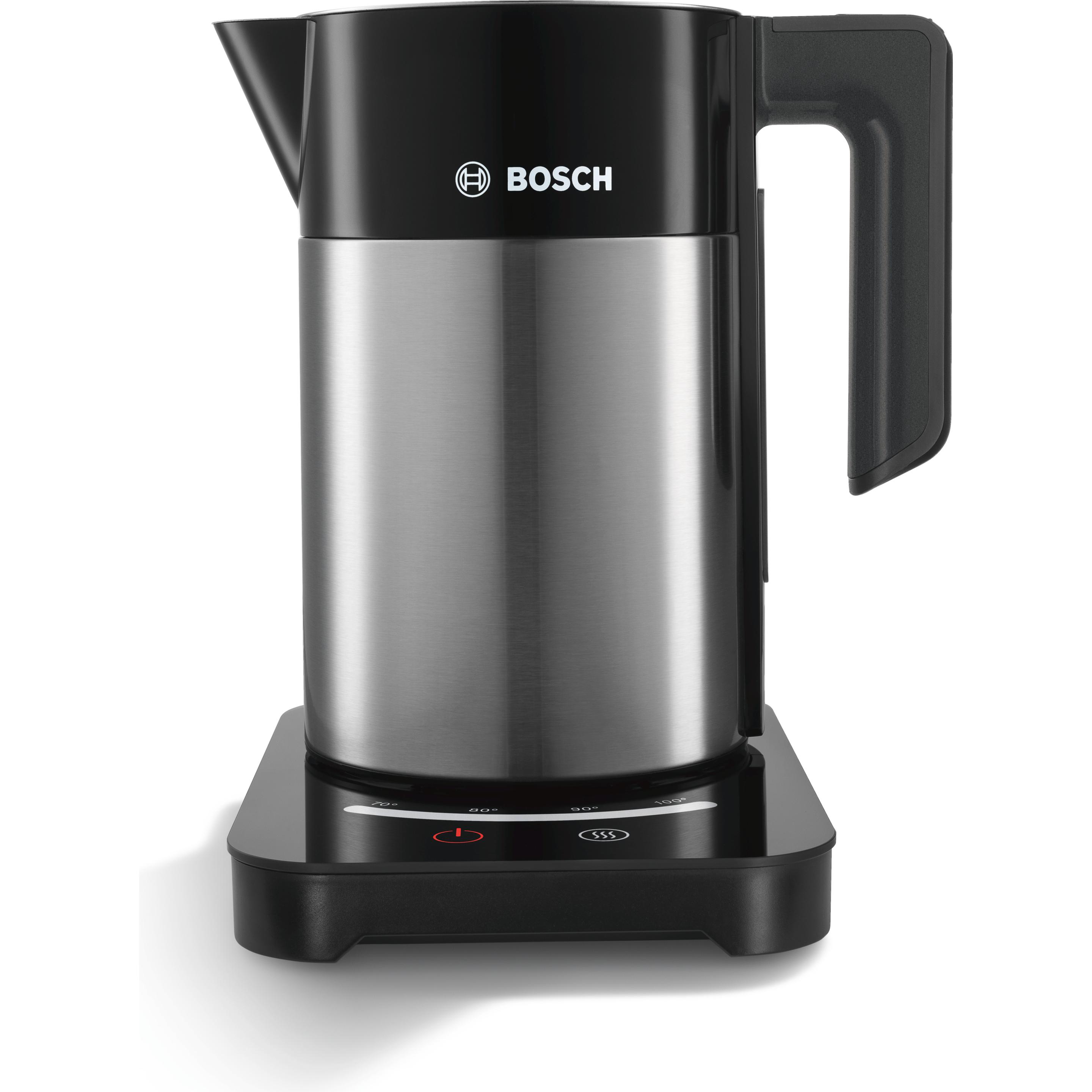 Bosch Hausgeräte Draadloze waterkoker, Waterkoker, Zwart