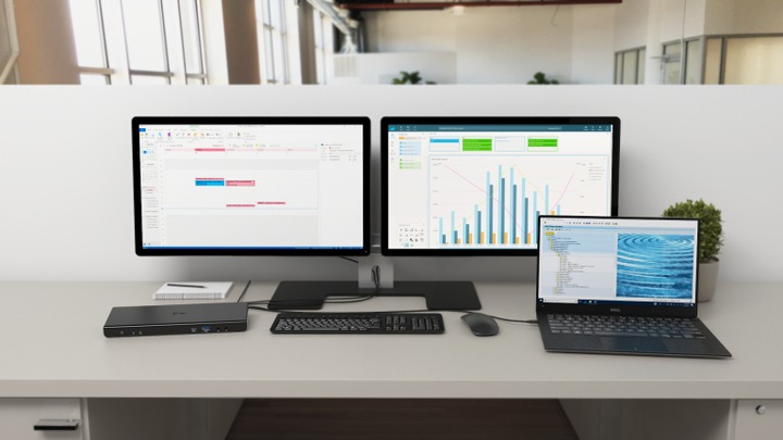 Actual product image i-tec USB 3.0 / USB-C / Thunderbolt 3 Dual 4K Dock (USB-C, 5 Ports)