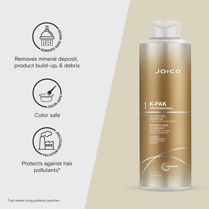 Produktbild Joico Deep Cleansing Shampoo - Clarifying Shampoo (Flüssiges Shampoo, 1000 ml)