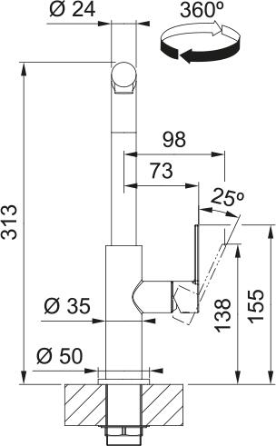 Produktbild Franke Maris Slim