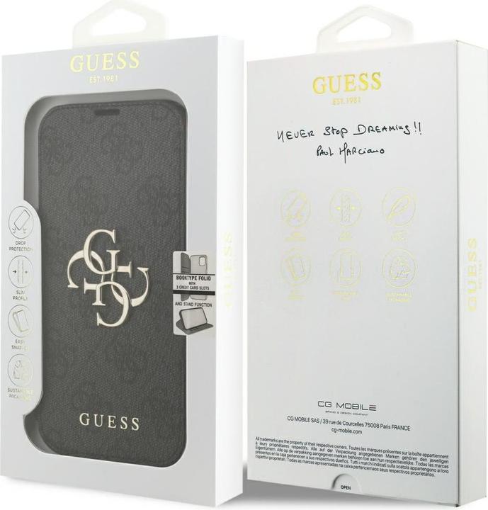 Produktbild Guess - Hardcase 4G Classic Logo with Strap (GUHCP17SP4GMGSP) - iPhone 17 - Pink (Apple iPhone 17)