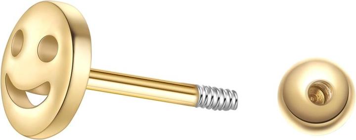 Produktbild Glanzstücke München Damen Ohrstecker Lucky Face Sterling Silber - 37408 (Sterling Silber 100%)