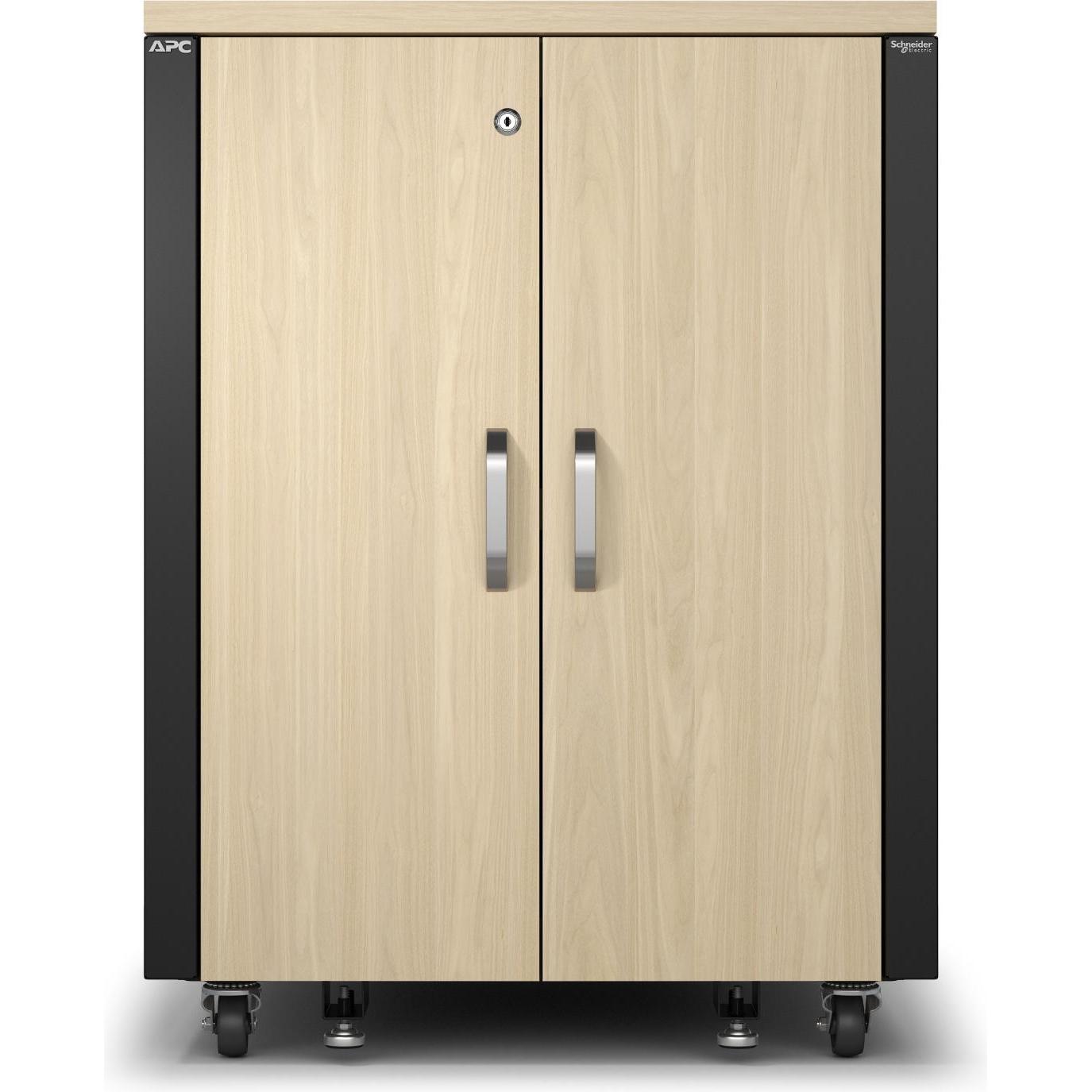 APC Netzwerkschrank NetShelter CX AR4017IA Soundproof 17HE (10.87 HE, 19 Zoll Rack), Serverschrank, Grau