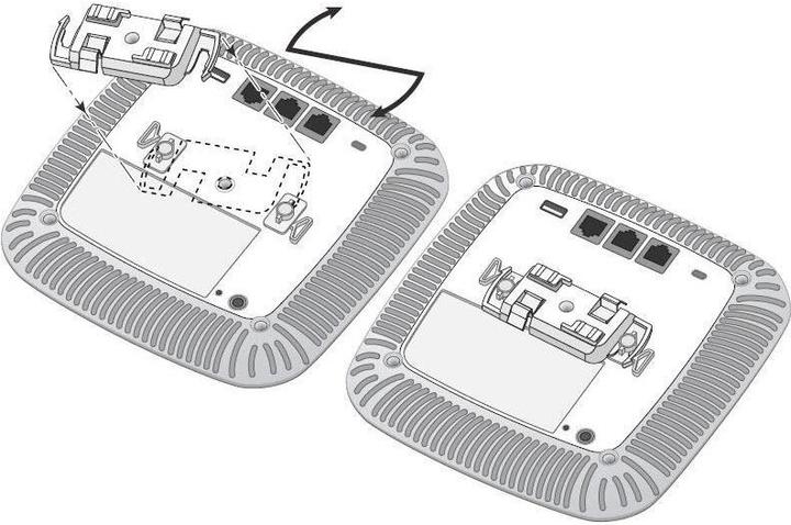 Produktbild HPE AP-220-MNT-C2 2x Ceiling Grid Rail Adapter for JW045A
