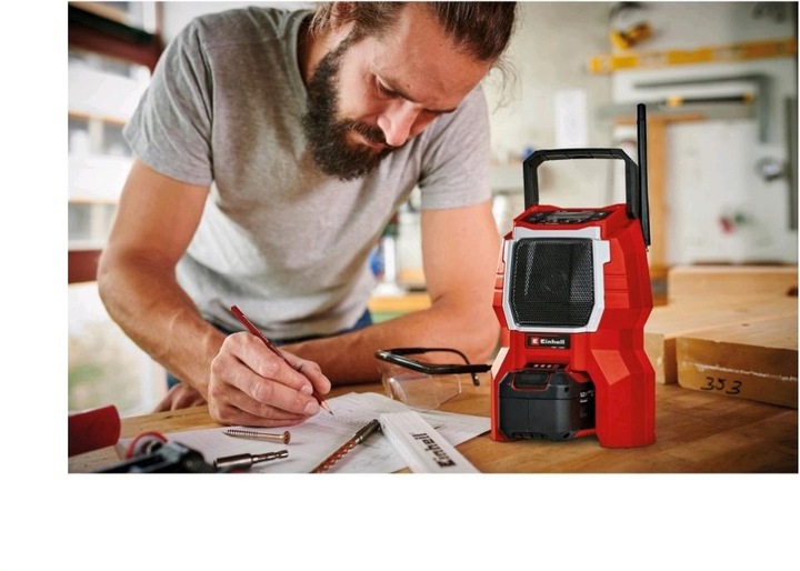 Actual product image Einhell Battery radio TC-RA 18 Li BT (FM, AM, Bluetooth)