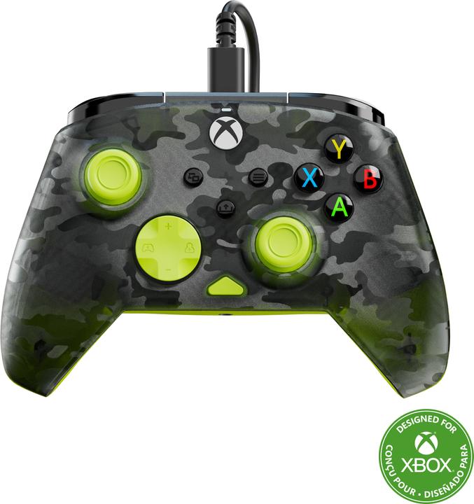 Actual product image Turtle Beach Rematch Core Wired Controller · XB · Ghost Camo Black & Yellow (PC)