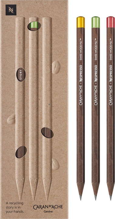 Immagine prodotto Caran d'Ache Nespresso Swisswood (3 mm, HB, 3 x)