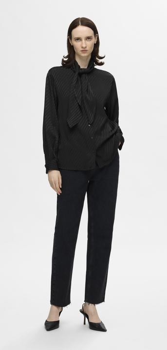 Produktbild Selected Femme Schleifen Satinbluse (42)