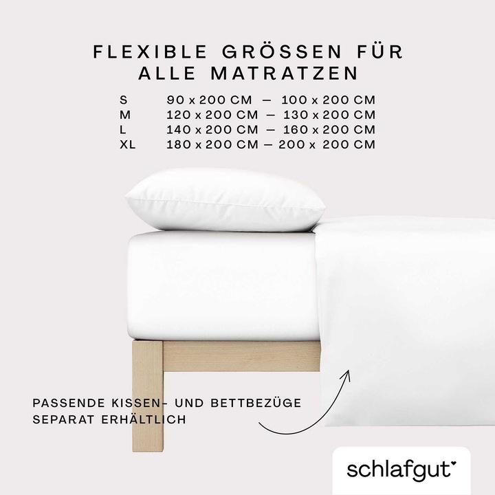 Actual product image schlafgut Frottex (90 x 190 - 100 x 220 cm)