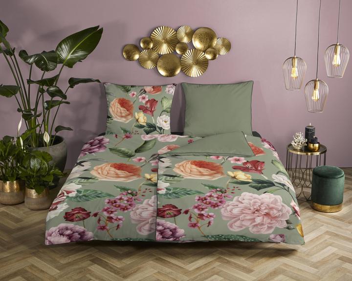 Image du produit Descanso Fiori (Set de linge de lit, 200 x 200 cm, 80 x 80 cm)