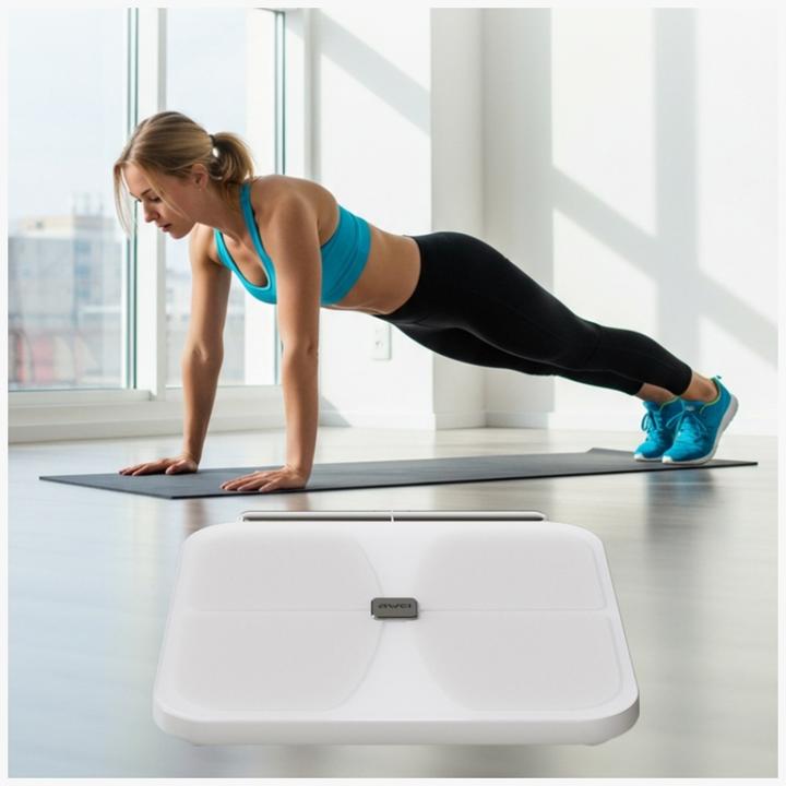 Produktbild Awei SS1 Multifunctional Body Scale Bluetooth 5.0 500mAh White