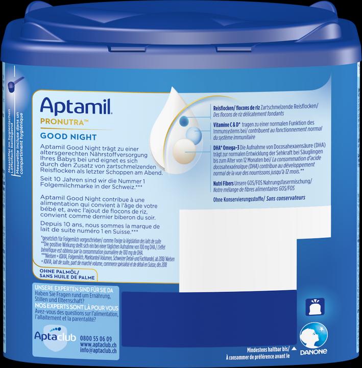 Actual product image Aptamil Good Night 2 (400 g, from 6 m.)