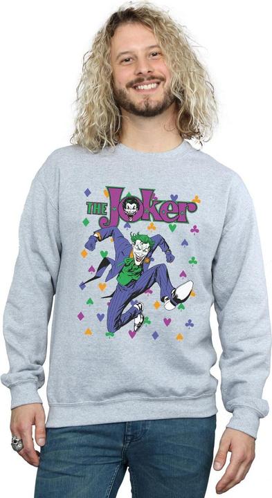Produktbild Batman Joker Karten springen Baumwolle Sweatshirt (S)