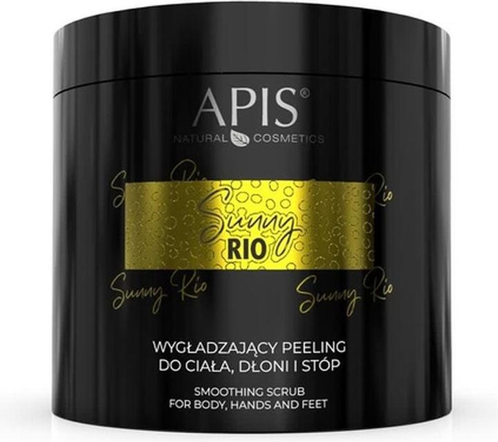 Apis Natural Cosmetics APIS Sunny Rio wygładzający peeling do ciała, dłoni i stóp 700g