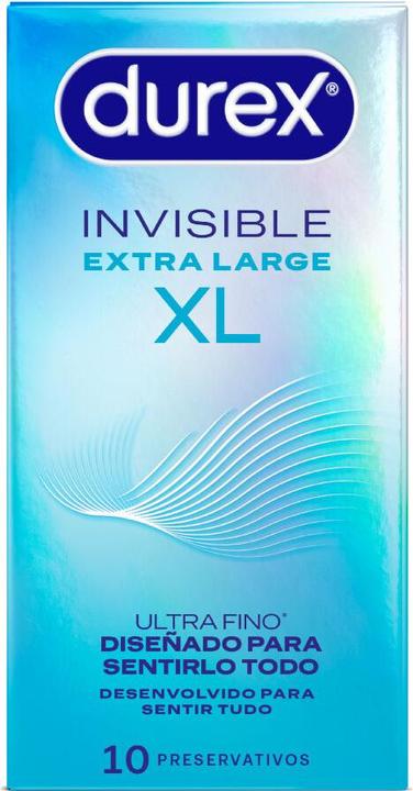 Produktbild Durex Kondome Unsichtbar XL 10ud (10 Stk.)