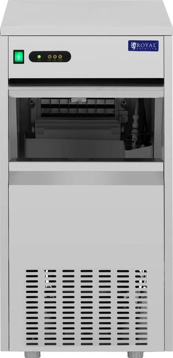 Actual product image Royal Catering Ice Maker Machine - 30 kg/24 h - 7 kg capacity - 240 W - Stainless steel -