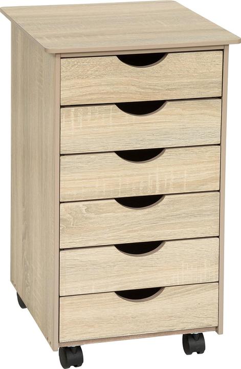 Produktbild tectake Rollcontainer (36 x 40 x 65 cm)