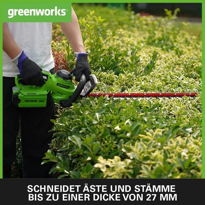 Image du produit Greenworks Hedge Pruner 40V g40ht61 (tool only) (Taille-haies sans fil)