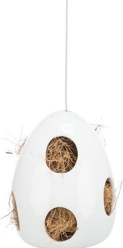 Immagine prodotto Trixie Ausilio per nidi, appeso, ceramica, 10,5 × 10,5 × 15 cm, bianco