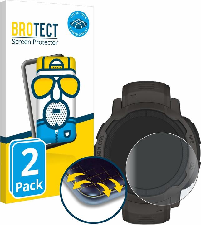 Produktbild BROTECT Full-Cover Displayschutz Matt (Instinct 2)