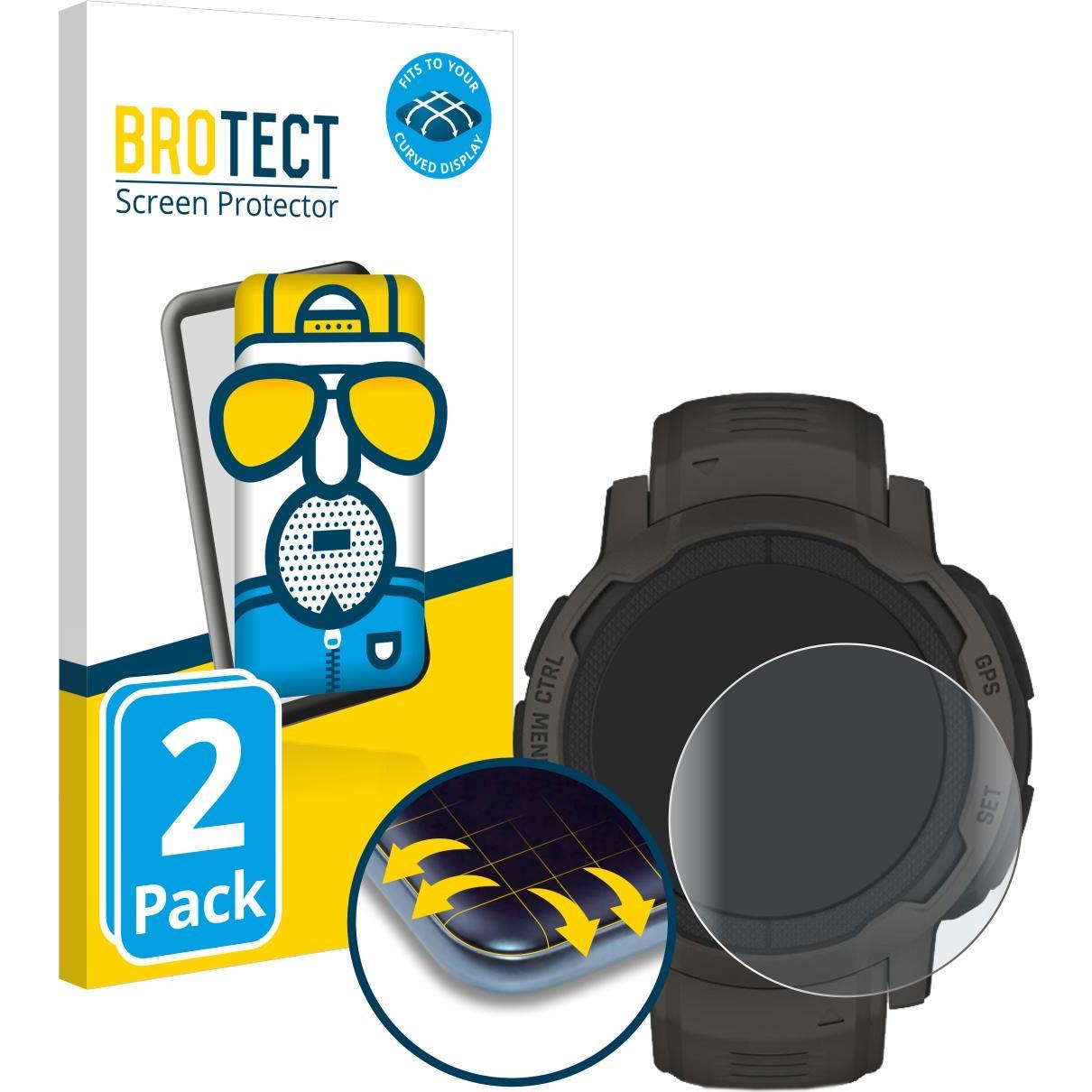 Thumbnail - BROTECT Full-Cover Displayschutz Matt, Smartwatch Schutzfolie, Grau
