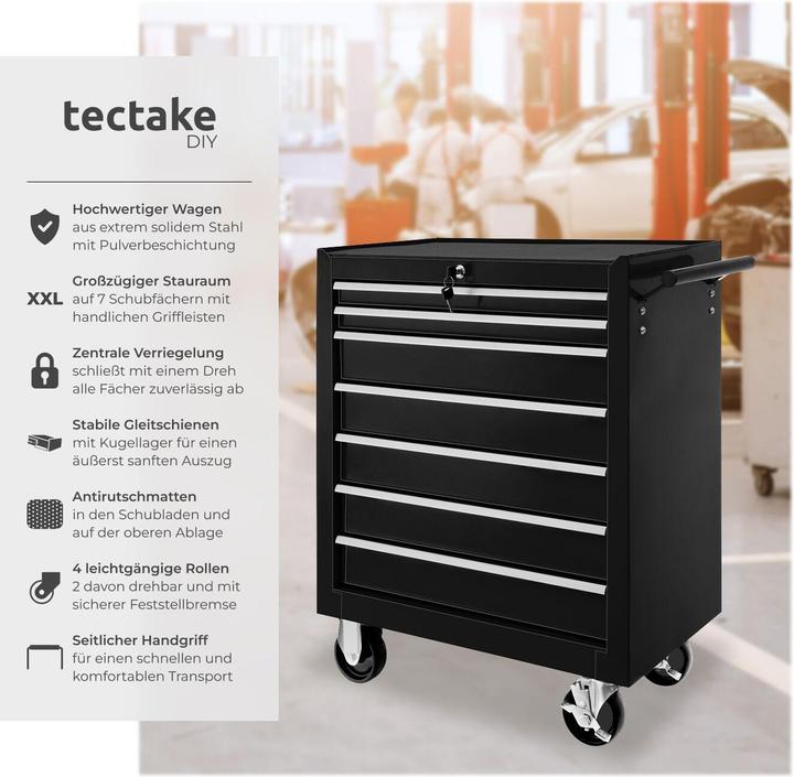 Image du produit tectake Chariot à outils (1 x)