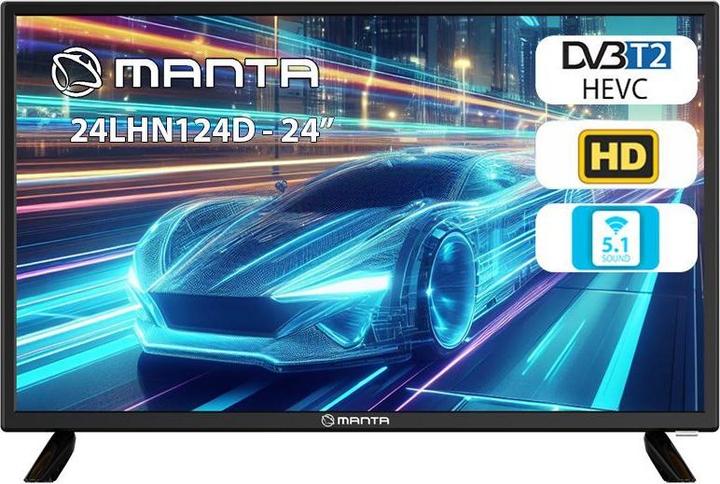 Actual product image Manta Telewizor 24LHN124D (24", LED, HD ready)