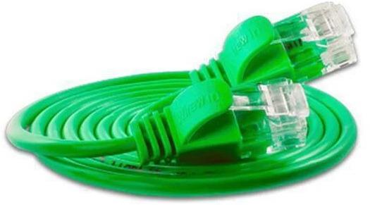 Actual product image Wirewin Slim patch cable: UTP, 1m, green (U/UTP, CAT6, 1 m)