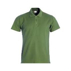 Local Media, Shirts, Poloshirt Clique Basic 028230, Baumwolle, Militärgrün, Grösse Xl, Grün, (Xl)