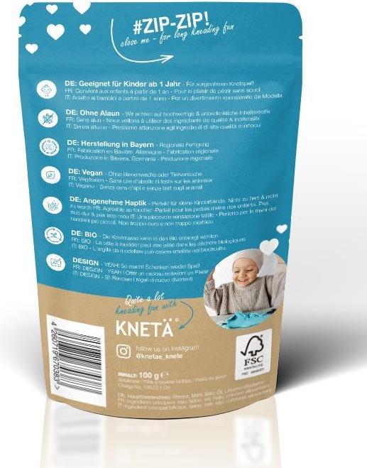 Produktbild Knetä Bag Türkis 100g