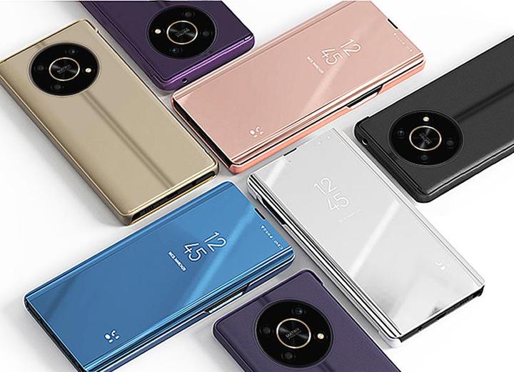 Actual product image Hurtel Clear View Case case for Honor X9 / X9 5G / X30 / Magic4 Lite flip cover black (Honor Magic 4 Lite, Vivo X30)