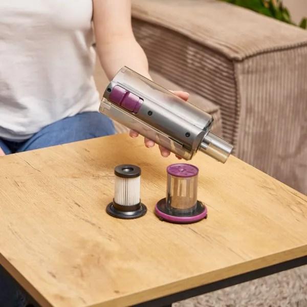 Image du produit MPM Aspirateur sans fil MOD-70 Noir violet
