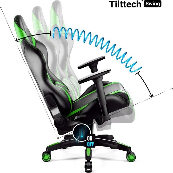 Produktbild Diablo Fotel Chairs X-Horn L zielony