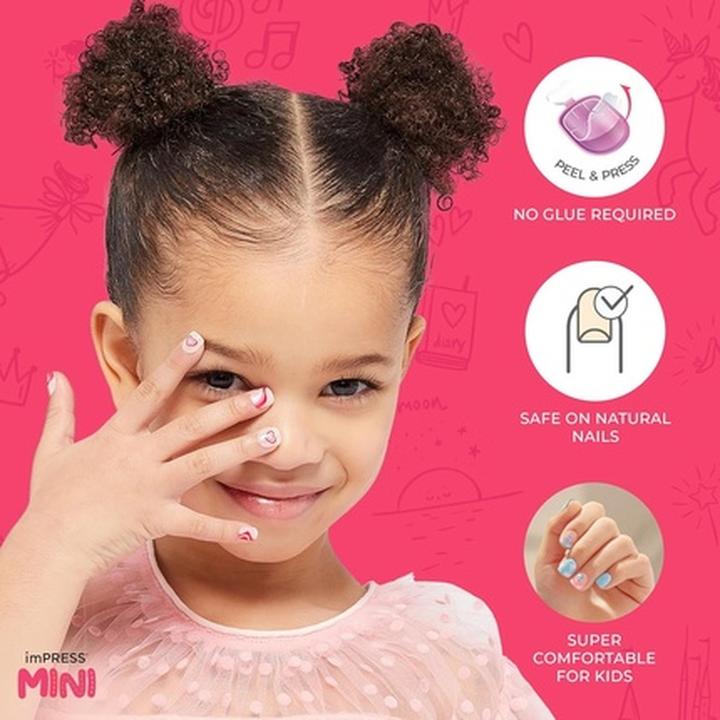 Produktbild ImPRESS Press-On Nägel Mittel Rot (mittel rot)