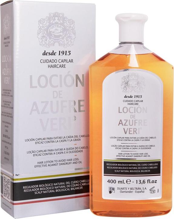 Produktbild Inteacosmetics AZUFRE VERI locion anti-caída 400 ml (400 ml)