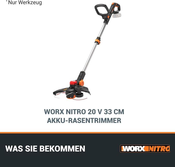 Productafbeelding Worx Akku-Rasentrimmer WG173E (Onkruidverdelgers)