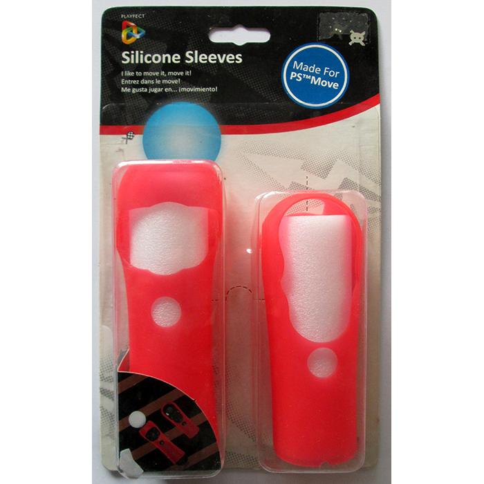 Playfect Kit Guscio in Silicone Rosso PSMove (Playstation Classic), Altri accessori gaming, Rosso