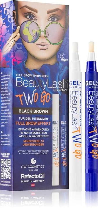 Actual product image Refectocil BeautyLash Two Go (Black brown, Black Brown)