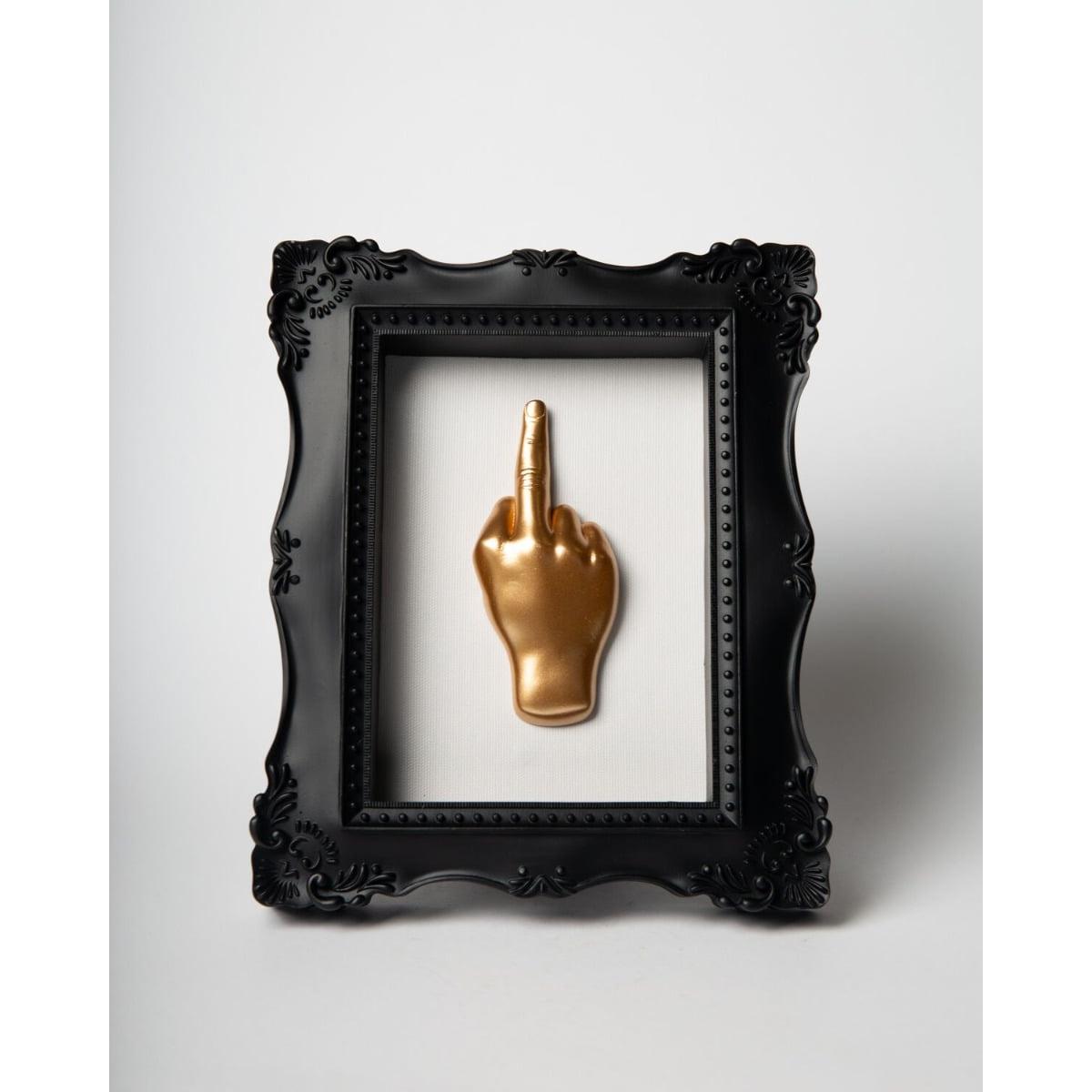 Blogo, Cornice, - Frame - Sort, Guld