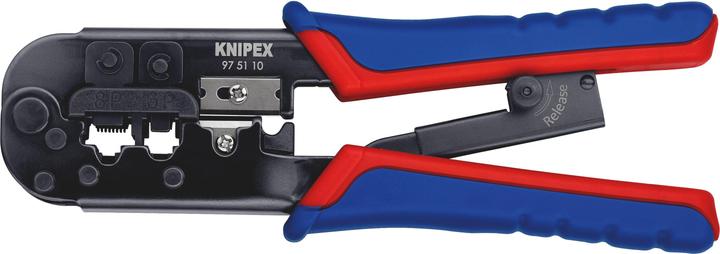 Productafbeelding Knipex Krimptang voor Westernstekkers 97 51 10 (190 mm)