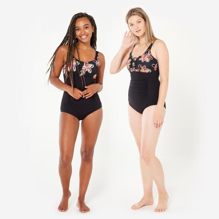 Image du produit Nabaiji Maillot de bain 1 pièce natation Femme - Mary dufy noir (40, 42)