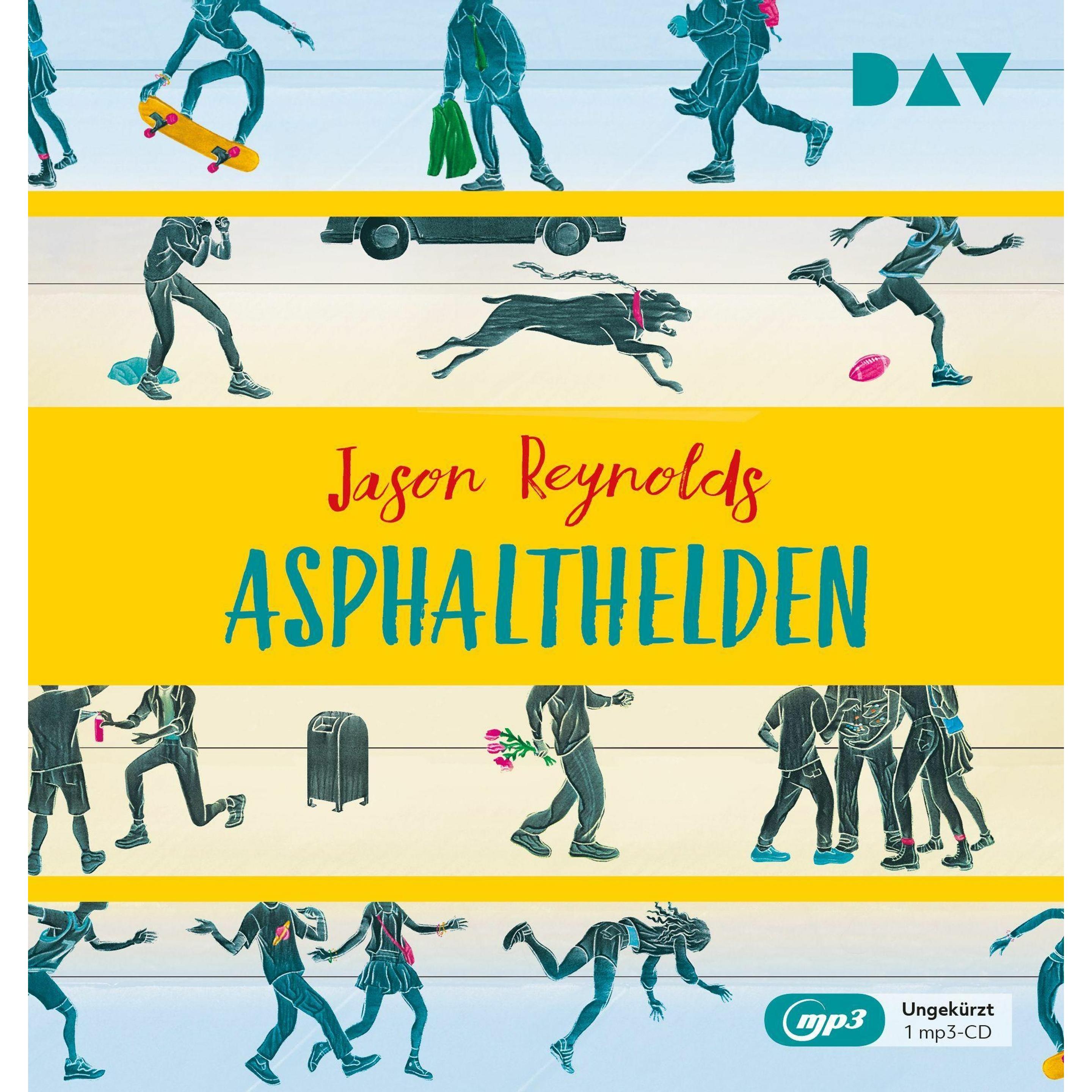 Asphalthelden, Hörbücher von Féréba Koné, Anja Hansen-Schmidt, Yared Dibaba, Pauline Afaja, Jason Reynolds