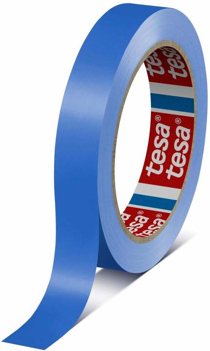 Produktbild tesa Verpackungsband Premium 19 mm x 66 m, Blau (19 mm)
