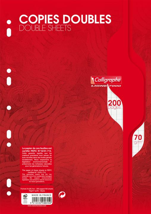 Actual product image Clairefontaine Line 7000