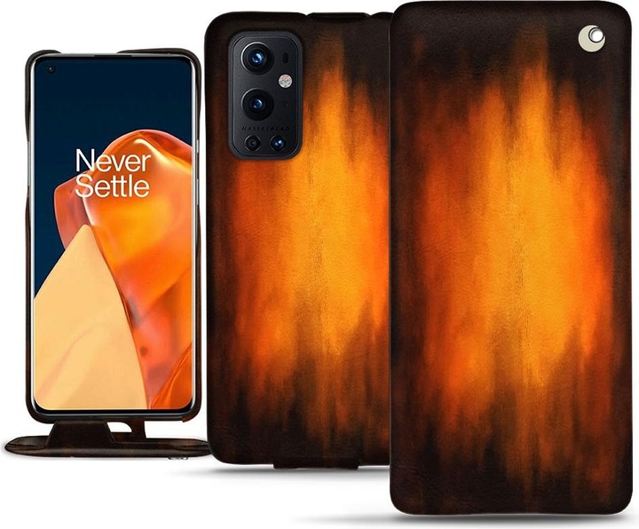Noreve Lederschutzhülle vertikal (OnePlus 9 Pro)