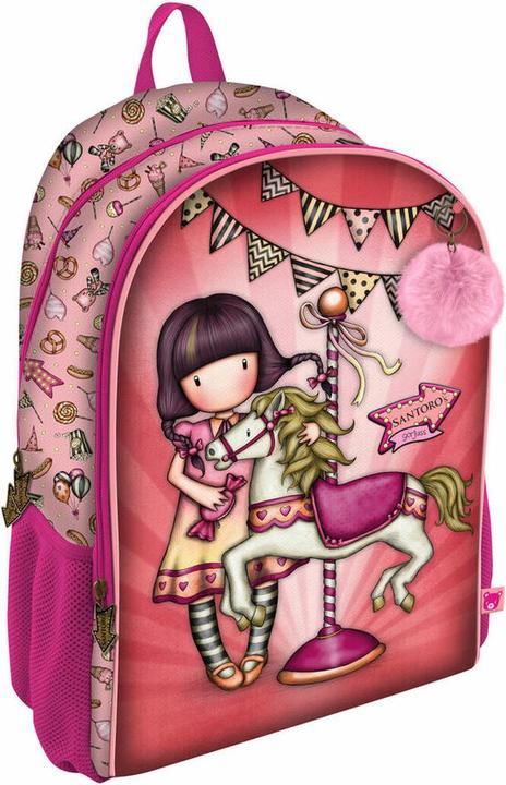 Produktbild Gorjuss Schulrucksack Carousel Lachsfarben (31.5 x 44 x 22.5 cm)