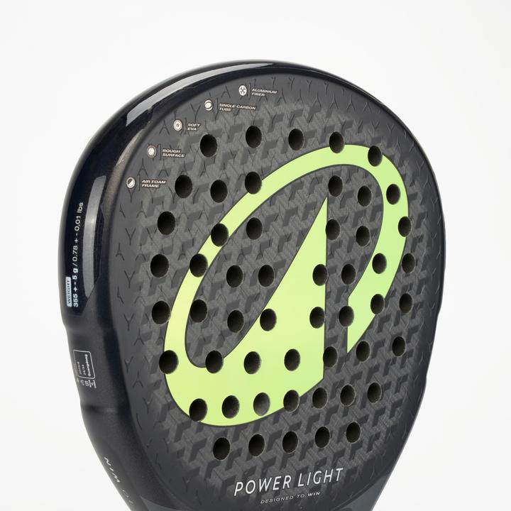 Produktbild Kuikma Padelschläger - PR Power Light schwarz/grau/gelb