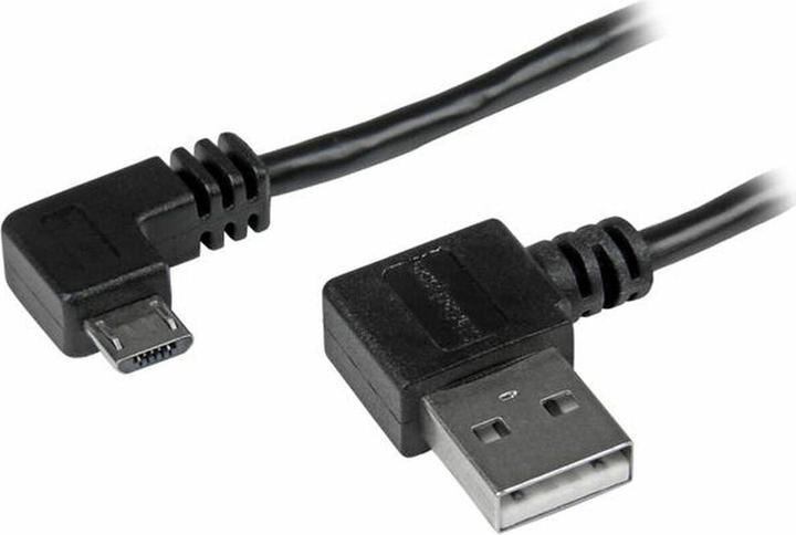 Produktbild StarTech Micro USB Kabel mit rechts gewinkelten Anschlüssen - Stecker/Stecker - 1m - USB A zu Micro B Ansc... (1 m, USB 2.0)